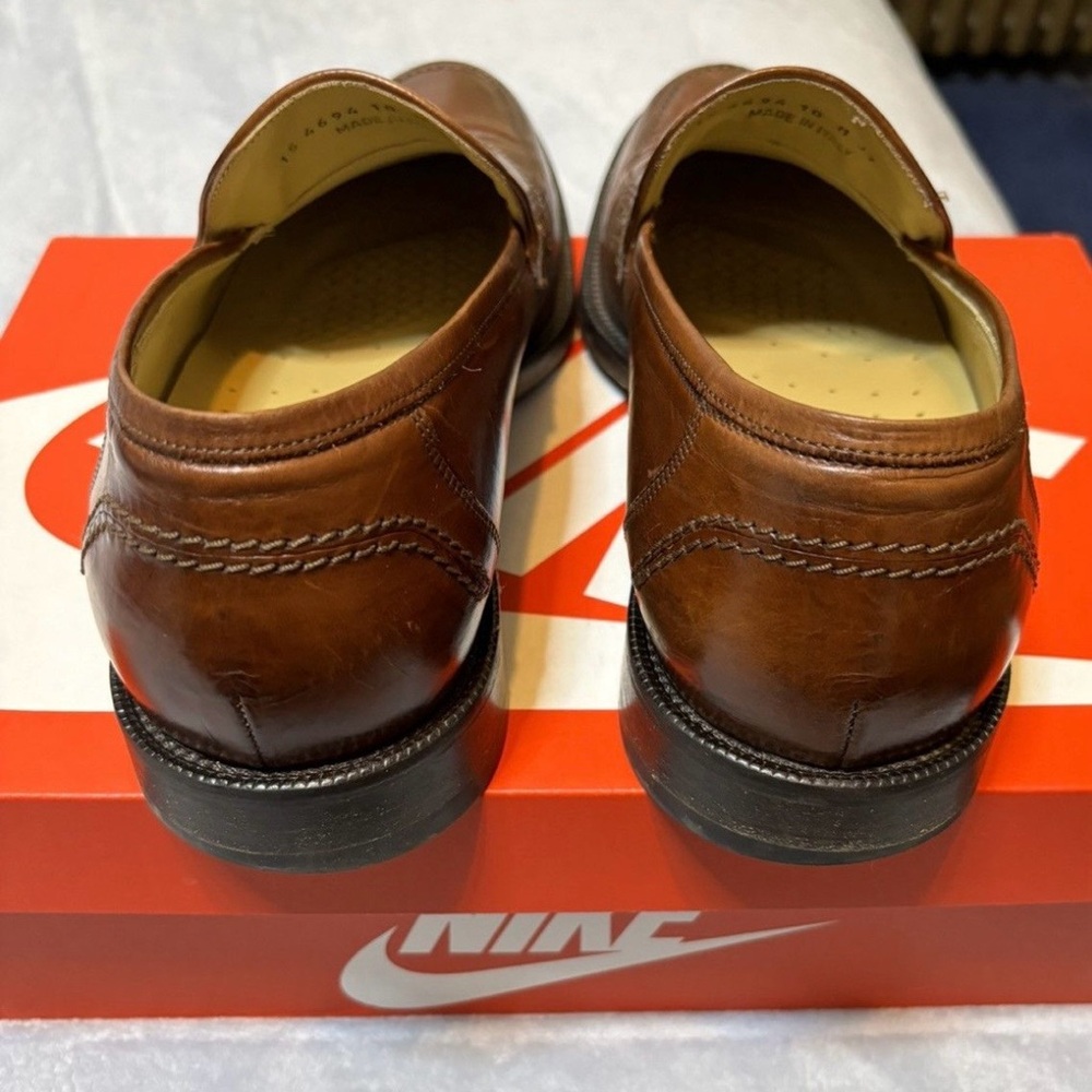 Johnston&Murphy Italy Men’s Dress Shoes Size 10 - Picture 4 of 7